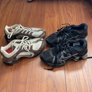 Nike Shox 2 pair of shoes used condition S 6.5-7
